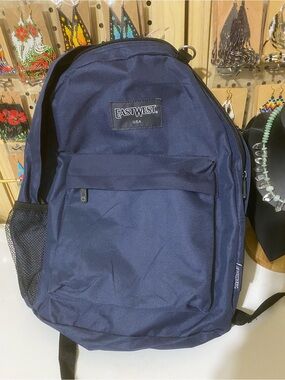 Navy Backpack with Front Organizer Pocket